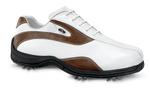 Etonic Womens Dry Essentials Golf Shoes White/Brown