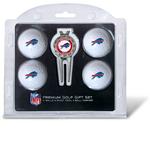 NFL Buffalo Bills 4 Ball, Divot Tool/Ball Marker Golf Gift Set