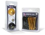 NFL New Orleans Saints 3 Ball & 50 Tee Pack