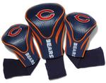 NFL Chicago Bears 3 Pack Contour Fit Headcover