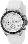 Fossil  CH2587 Decker White Chronograph Watch 