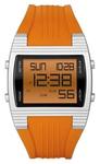 Fossil  DQ1193 Digital Orange Crystal Dial Watch 