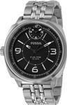Fossil  FS4463 Dual Time Black Dial Watch 