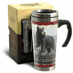 American Expedition Black Bear Stainless Steel Travel Mug