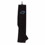 NFL Team Effort Carolina PANTHERS Embroidered Tri-Fold Towel # R1304EMB