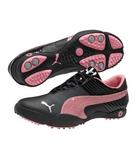 Puma Loop Women's Patent Golf Shoes Black / Pink