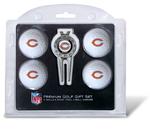 NFL Chicago Bears 4 Ball, Divot Tool/Ball Marker Golf Gift Set