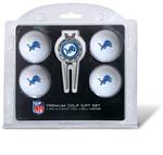 NFL Detroit Lions 4 Ball, Divot Tool/Ball Marker Golf Gift Set