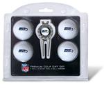 NFL Seattle Seahawks 4 Ball, Divot Tool/Ball Marker Golf Gift Set