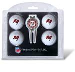 NFL Tampa Bay Buccaneers 4 Ball, Divot Tool/Ball Marker Golf Gift Set
