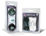 NFL New York Jets 3 Ball & 50 Tee Pack