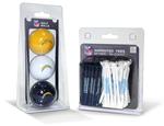NFL San Diego Chargers 3 Ball & 50 Tee Pack
