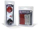 NFL Tampa Bay Buccaneers 3 Ball & 50 Tee Pack