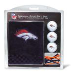 NFL Denver Broncos 3 Ball, Deluxe Towel, Golf Tee Gift Set