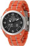 Fossil  BQ9399 Explorer Ana-digi Orange Watch 