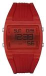 Fossil  DQ1195 Digital Red Crystal Dial Watch