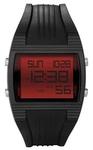 Fossil  DQ1184 Digital Red Crystal Dial Watch