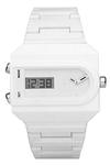 Fossil  JR1169 Ana-Digi White Dial Watch 