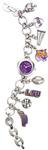 Fossil  LSU Ladies Charm Watch