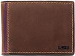 Fossil  LSU Replay Money Clip Bifold Wallet