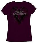 Signature Products Group Full Draw Women's Scratched T-Shirt Plum