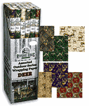 Rivers Edge Deer 36 Piece Assortment Wrapping Paper Display
