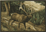 Custom Printed Rugs High Country Elk Non-Skid Rug