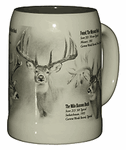 Reflective Art World Record Whitetails Beer Stein