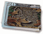 Weber's Camo Leather Money Clip