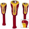 Team Effort Florida State University  Set Of Three Nylon Headcovers